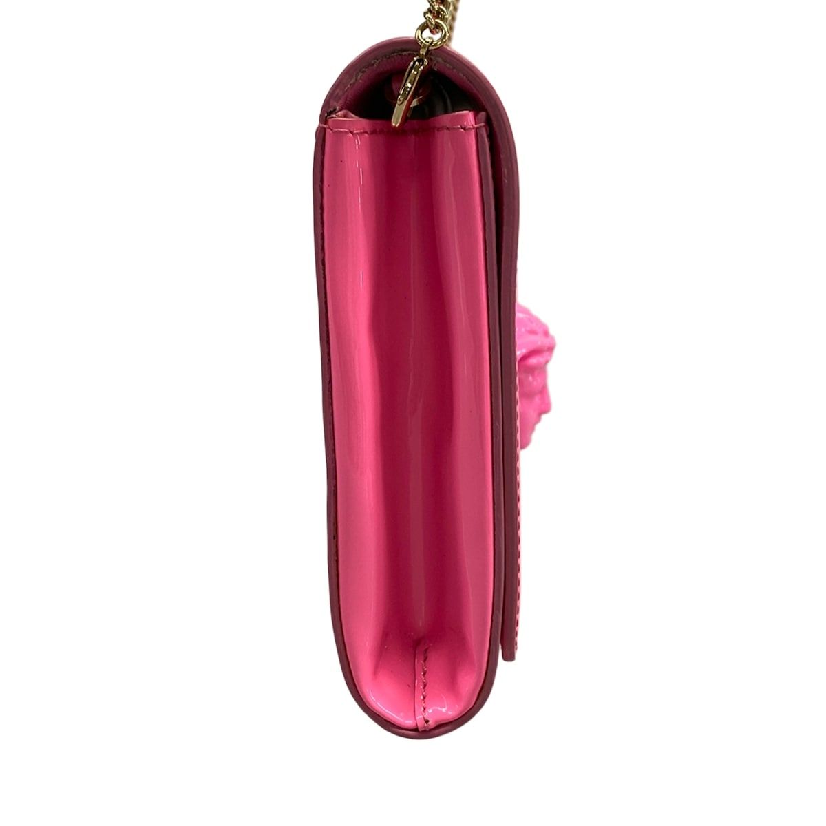 Versace Shoulder Bag Medusa Pink Chain Removable Strap Leather — view 2