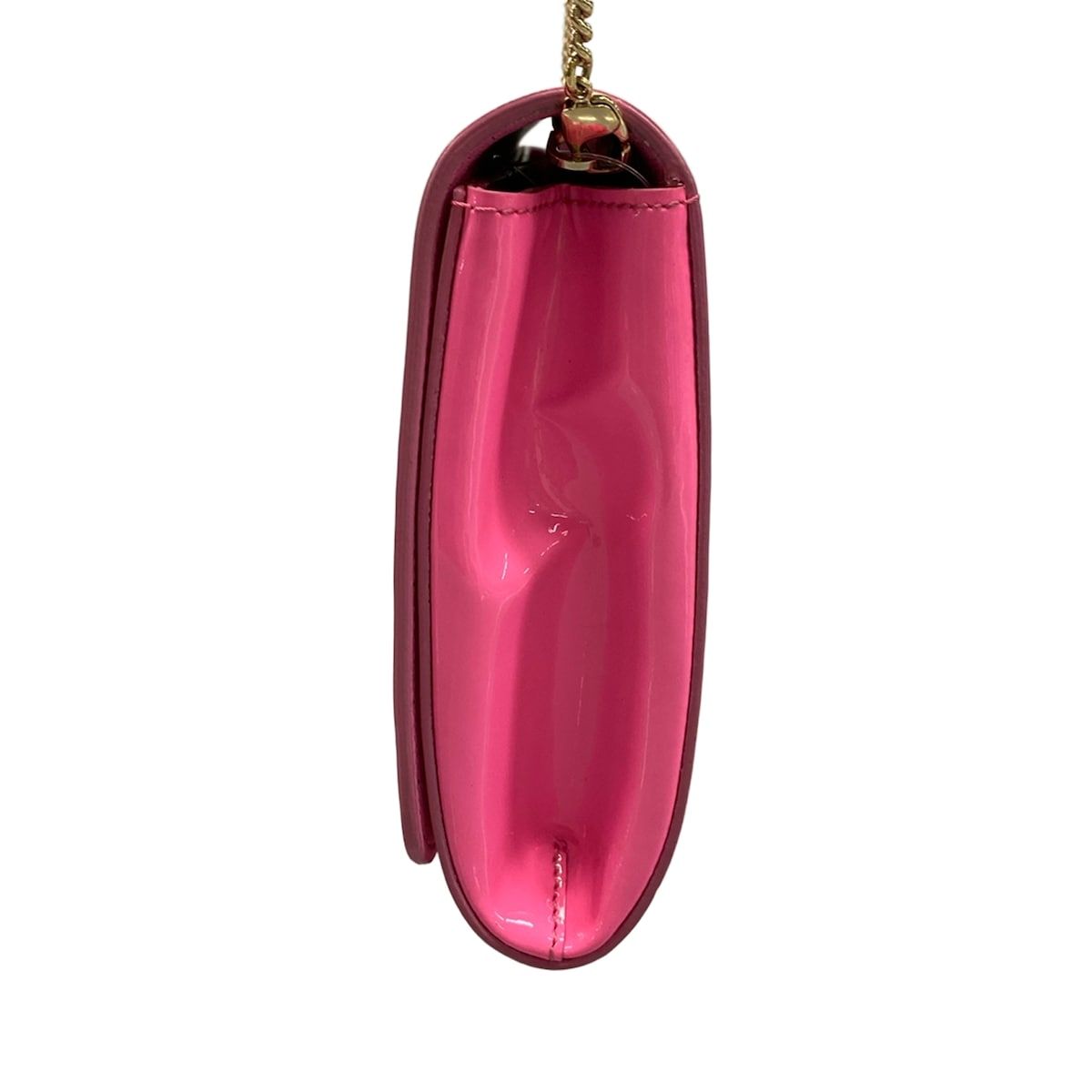 Versace Shoulder Bag Medusa Pink Chain Removable Strap Leather — view 4