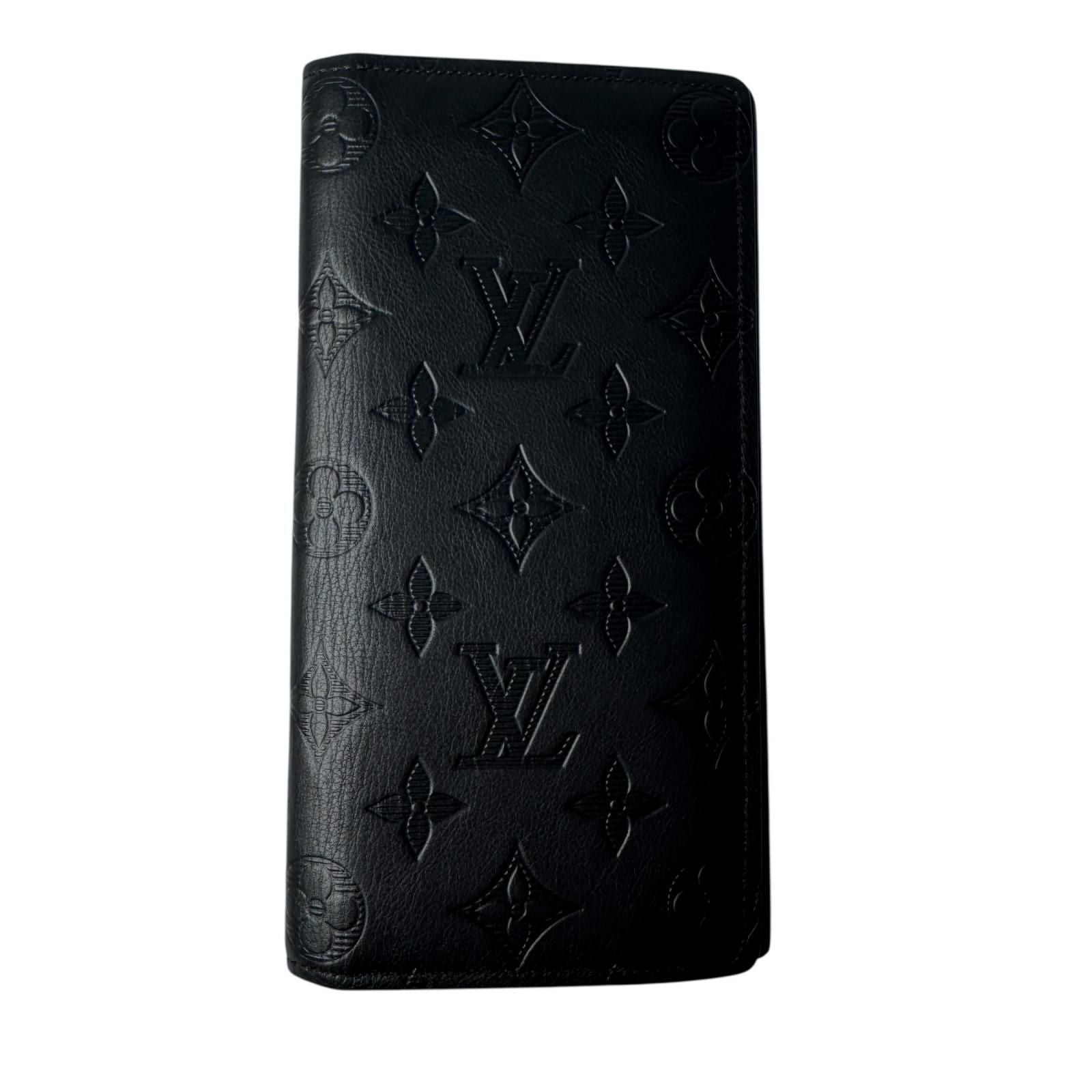 Louis Vuitton Monogram Shadow Portefeuille Brazza Wallet — view 2