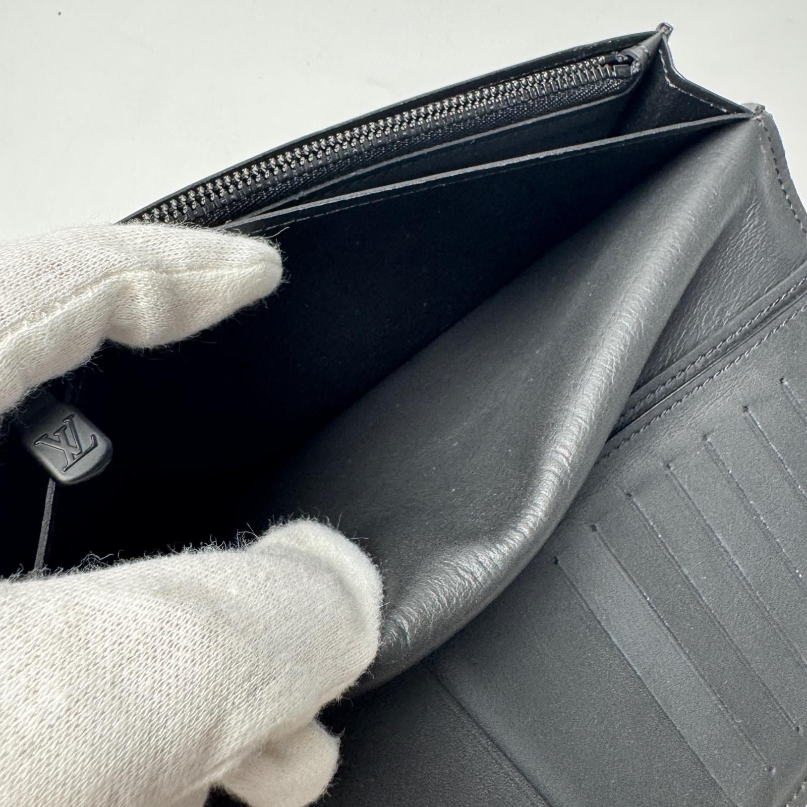 Louis Vuitton Monogram Shadow Portefeuille Brazza Wallet — view 6