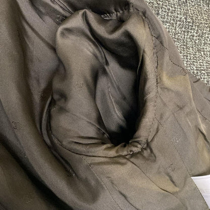 Chanel Jacket 36 S Khaki Long Sleeve Autumn Winter Wool — view 8