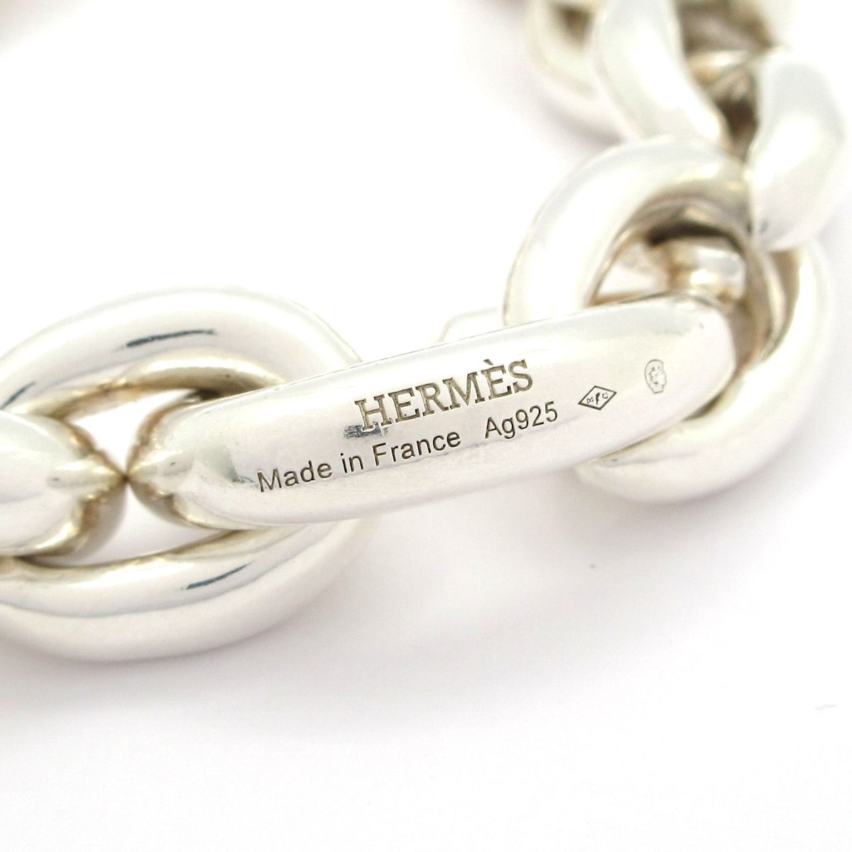 Hermes Bracelet Acrobat MM Silver 21 Links — view 4
