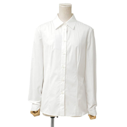 Prada Long Sleeve Shirt 42 Dress White