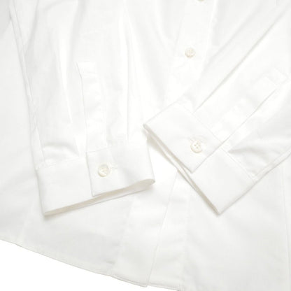 Prada Long Sleeve Shirt 42 Dress White — view 4