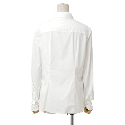 Prada Long Sleeve Shirt 42 Dress White — view 3