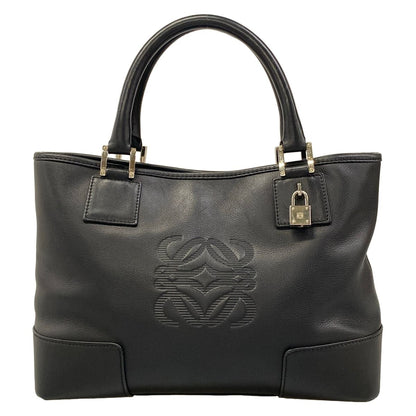 Loewe Tote American Black Leather
