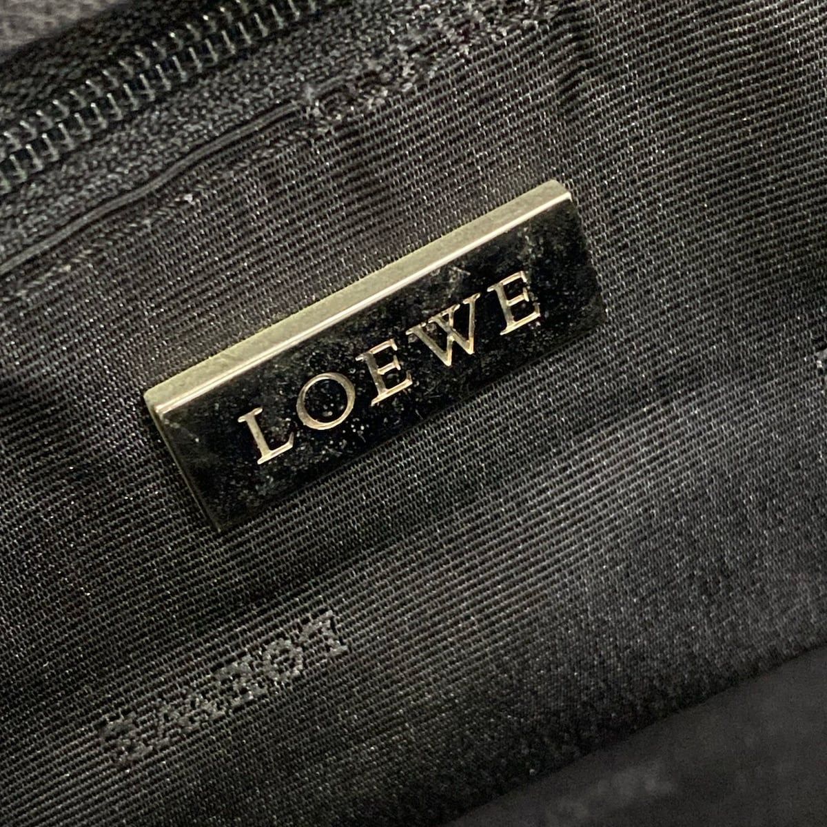 Loewe Tote American Black Leather — view 8