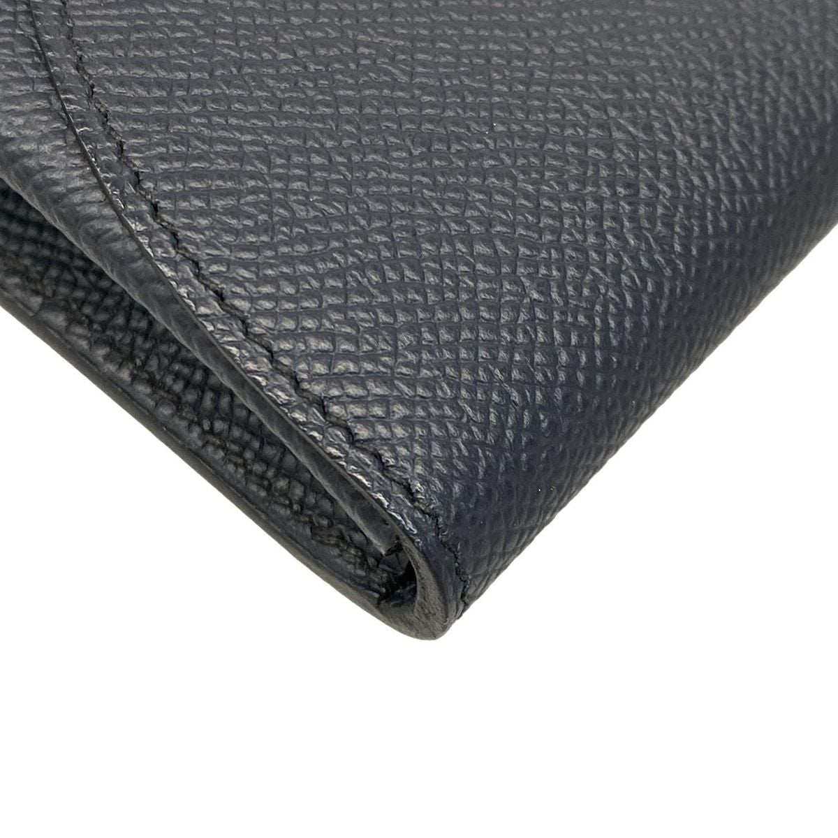 Hermes Wallet Chaine D'ancre Tougo Blue Indigo Shoulder Gold — view 6