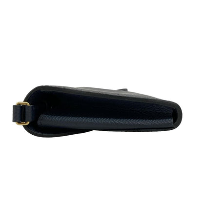 Hermes Wallet Chaine D'ancre Tougo Blue Indigo Shoulder Gold — view 9