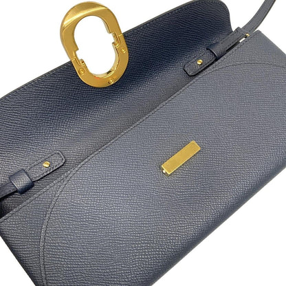 Hermes Wallet Chaine D'ancre Tougo Blue Indigo Shoulder Gold — view 3