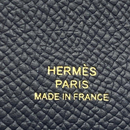 Hermes Wallet Chaine D'ancre Tougo Blue Indigo Shoulder Gold — view 5