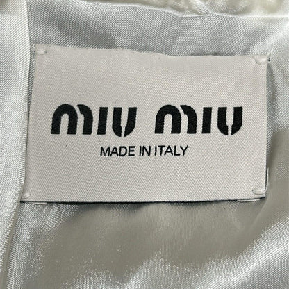 Miu Miu Skirt Suit Black White Wool — view 3