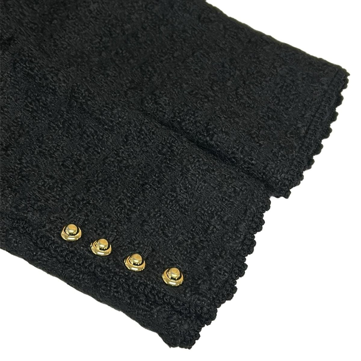 Miu Miu Skirt Suit Black White Wool — view 6