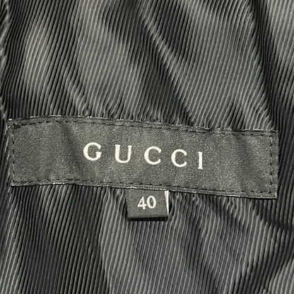 Gucci Coat 40 M Dark Brown GG Velvet Era Cotton — view 3