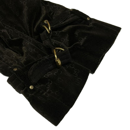 Gucci Coat 40 M Dark Brown GG Velvet Era Cotton — view 5