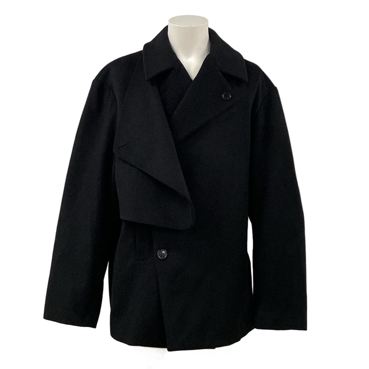 Dior Coat 50 XL Black Wool