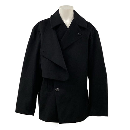 Dior Coat 50 XL Black Wool