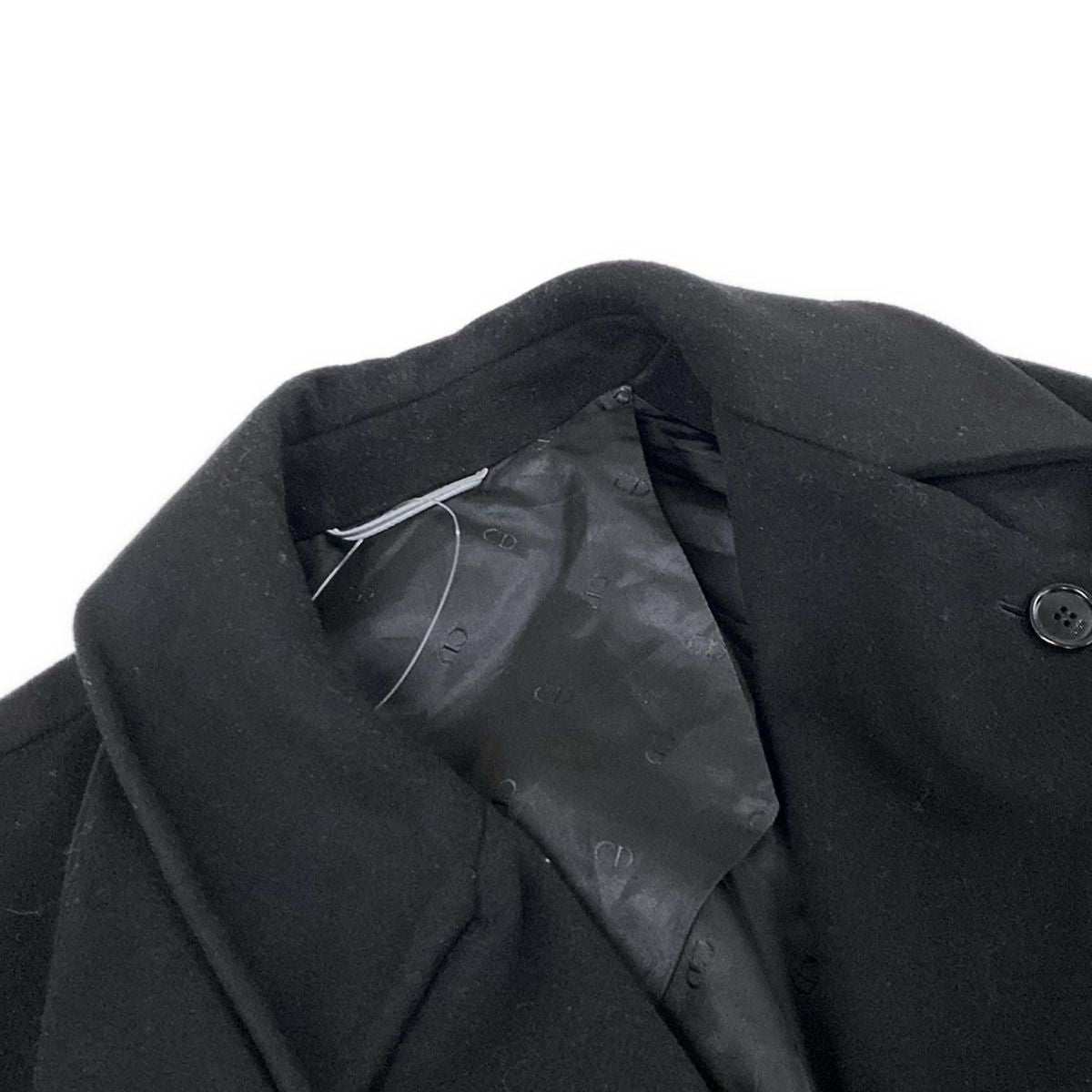 Dior Coat 50 XL Black Wool — view 8