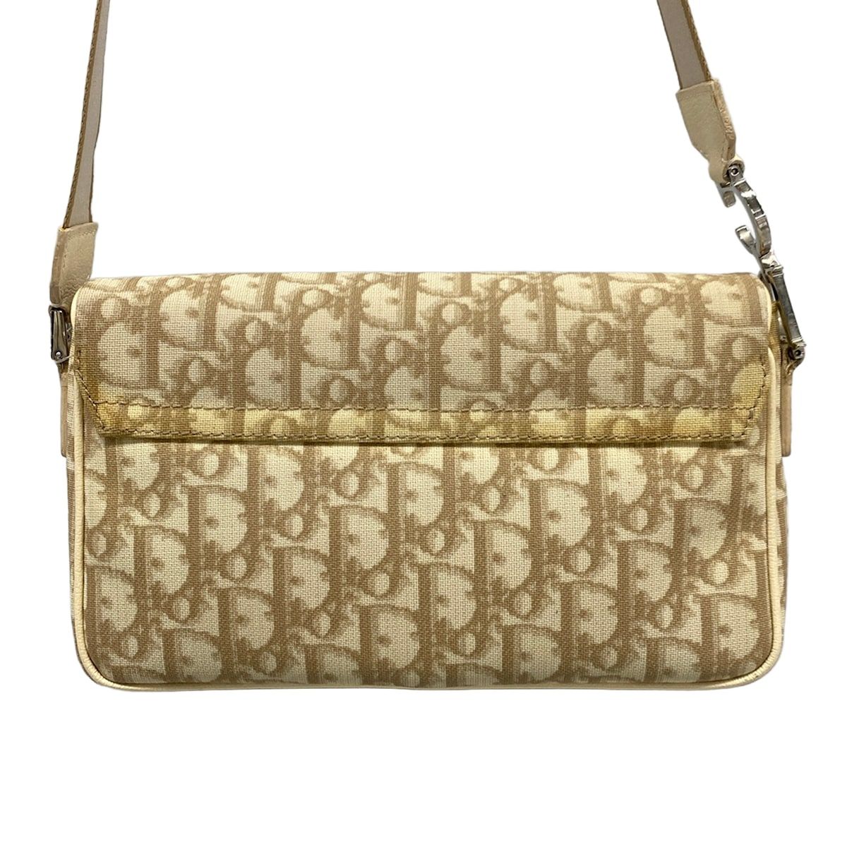 Dior Shoulder Bag Flower Beige Ivory Multi Leather — view 3