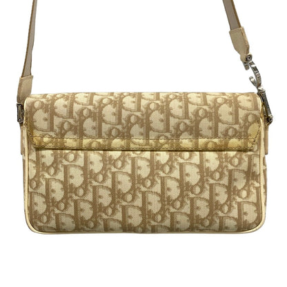 Dior Shoulder Bag Flower Beige Ivory Multi Leather — view 3