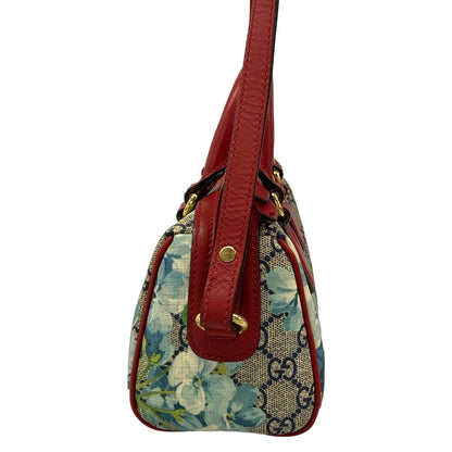 Gucci Handbag GG Blue Mus Ivory Red Multi Leather — view 2