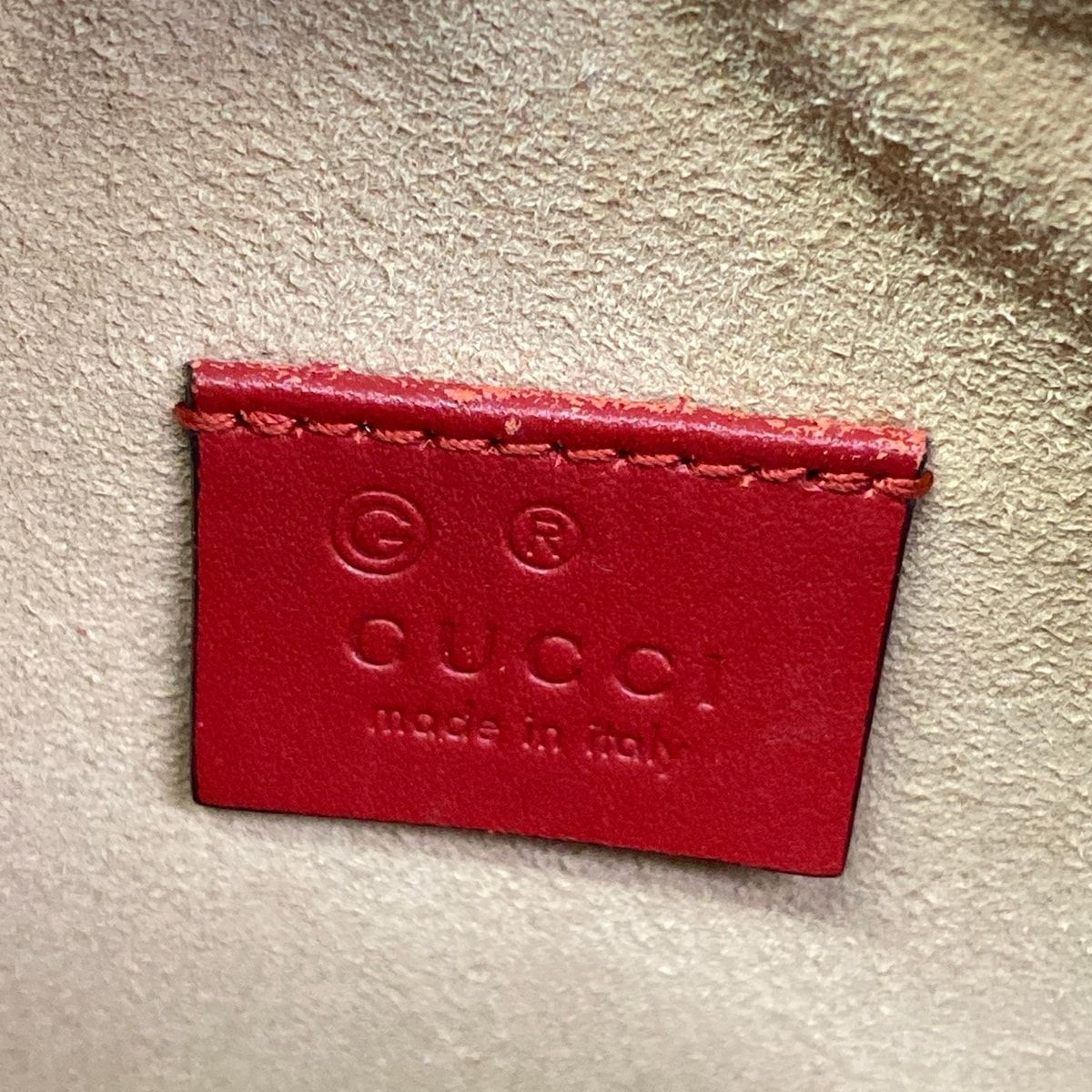Gucci Handbag GG Blue Mus Ivory Red Multi Leather — view 8