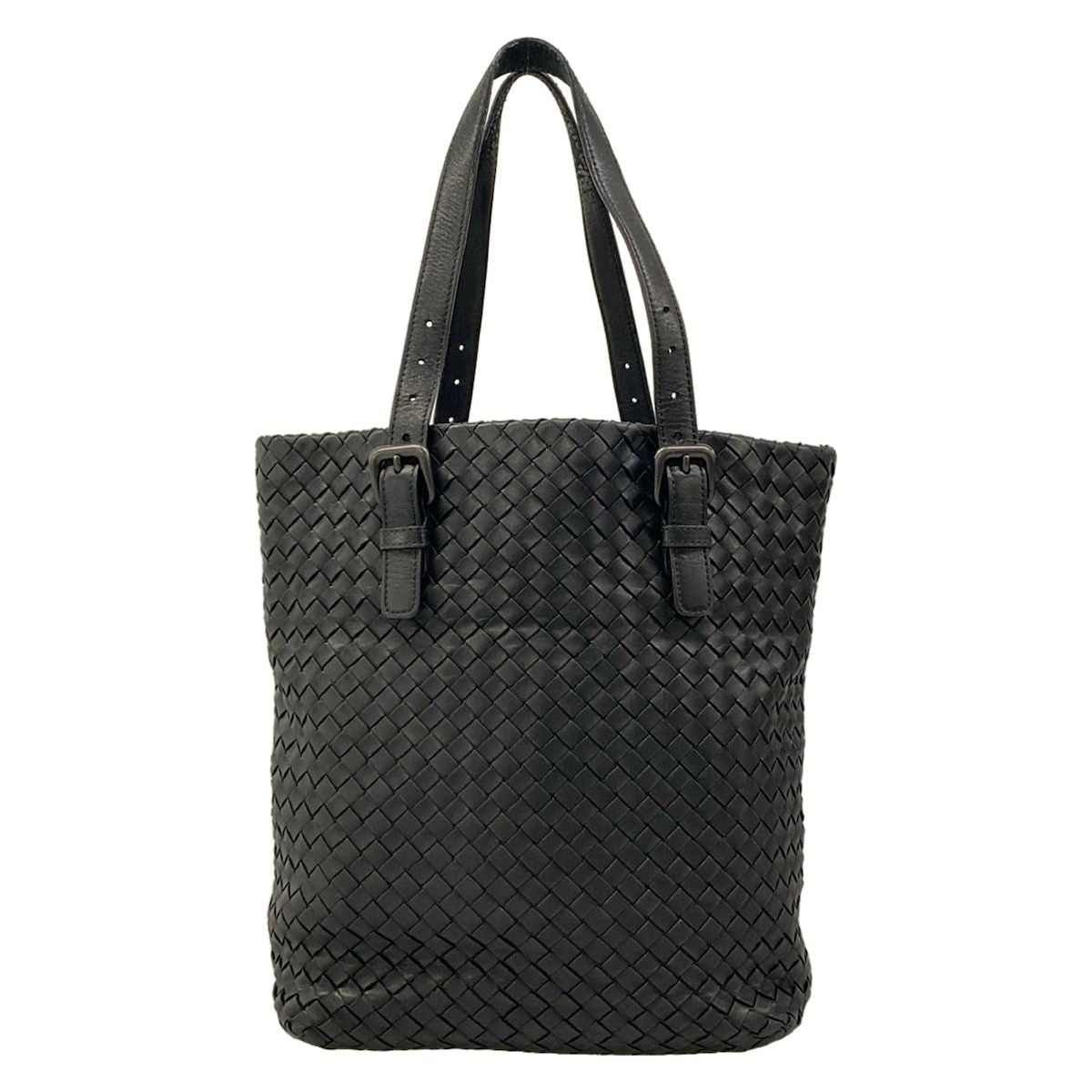Bottega Veneta Tote Intrecciato Black Leather