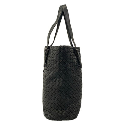 Bottega Veneta Tote Intrecciato Black Leather — view 4