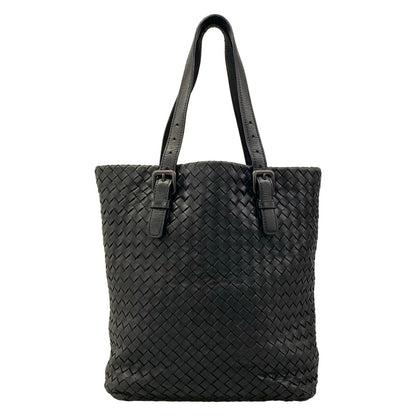 Bottega Veneta Tote Intrecciato Black Leather — view 3