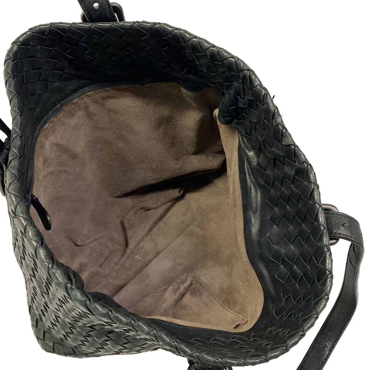 Bottega Veneta Tote Intrecciato Black Leather — view 7