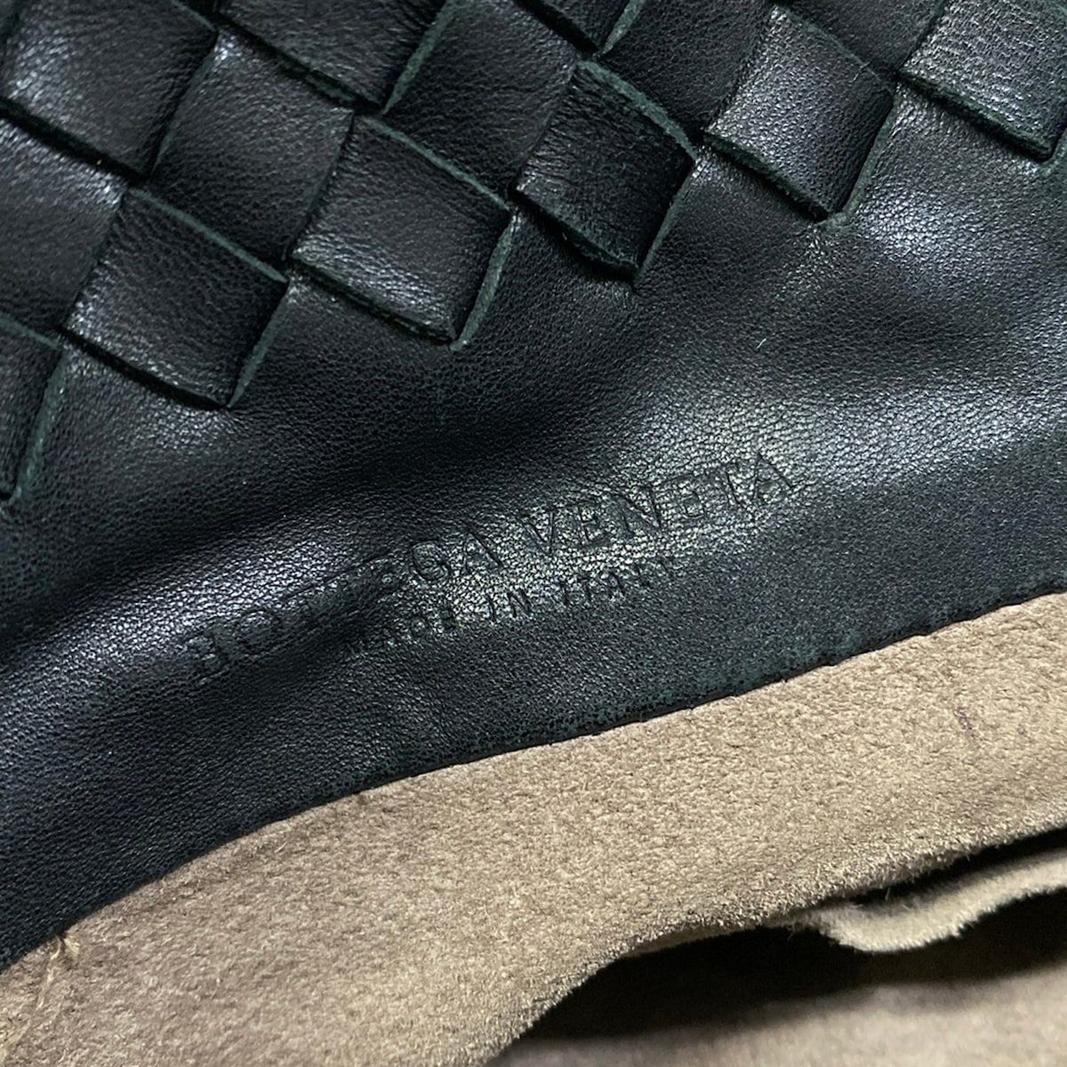 Bottega Veneta Tote Intrecciato Black Leather — view 8