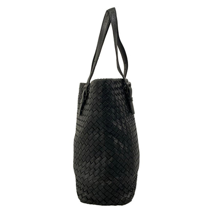 Bottega Veneta Tote Intrecciato Black Leather — view 2