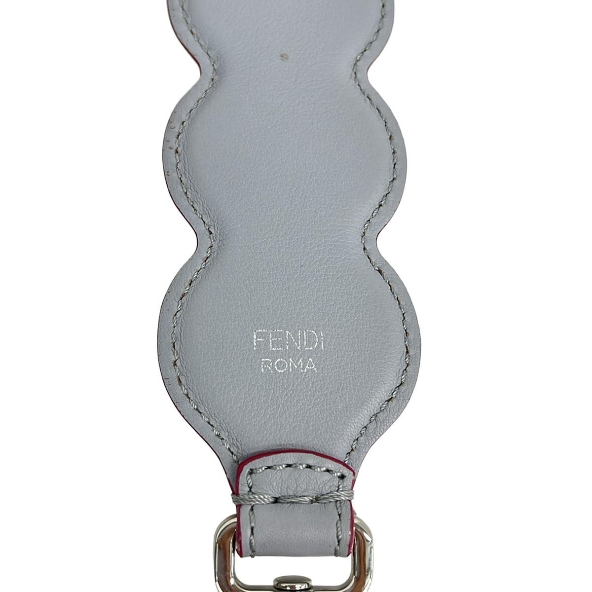 Fendi Shoulder Gray Yellow Multi Studs Leather — view 3