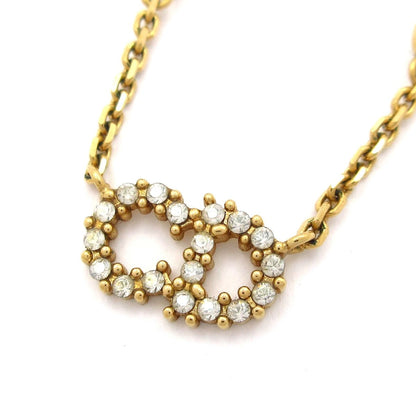 Dior Necklace Clair de Lune Gold CD Logo