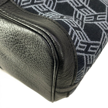 Hermes Tote Garden Party TPM Black Gray Leather — view 8