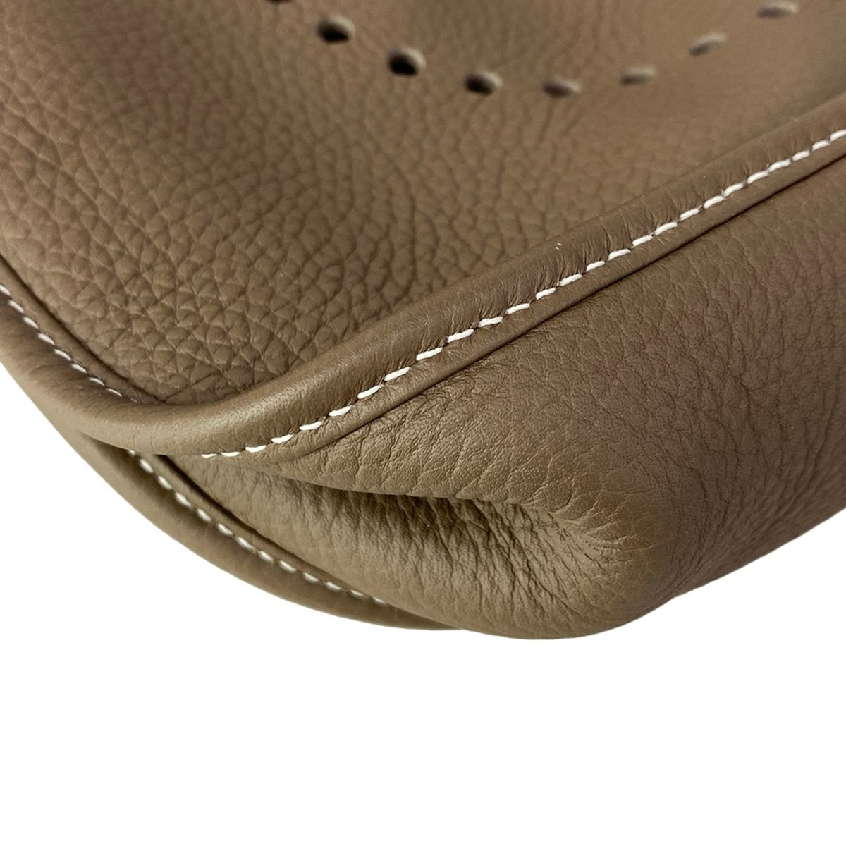 Hermes Shoulder Bag Evelyne 3 III GM Etoupe Silver — view 7