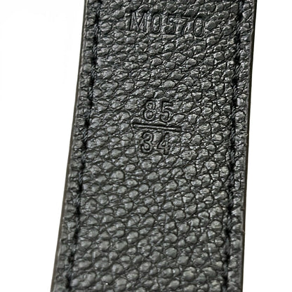 Louis Vuitton Belt 85 34 Initial 25 mm LV Logo Buckle Reversible — view 6