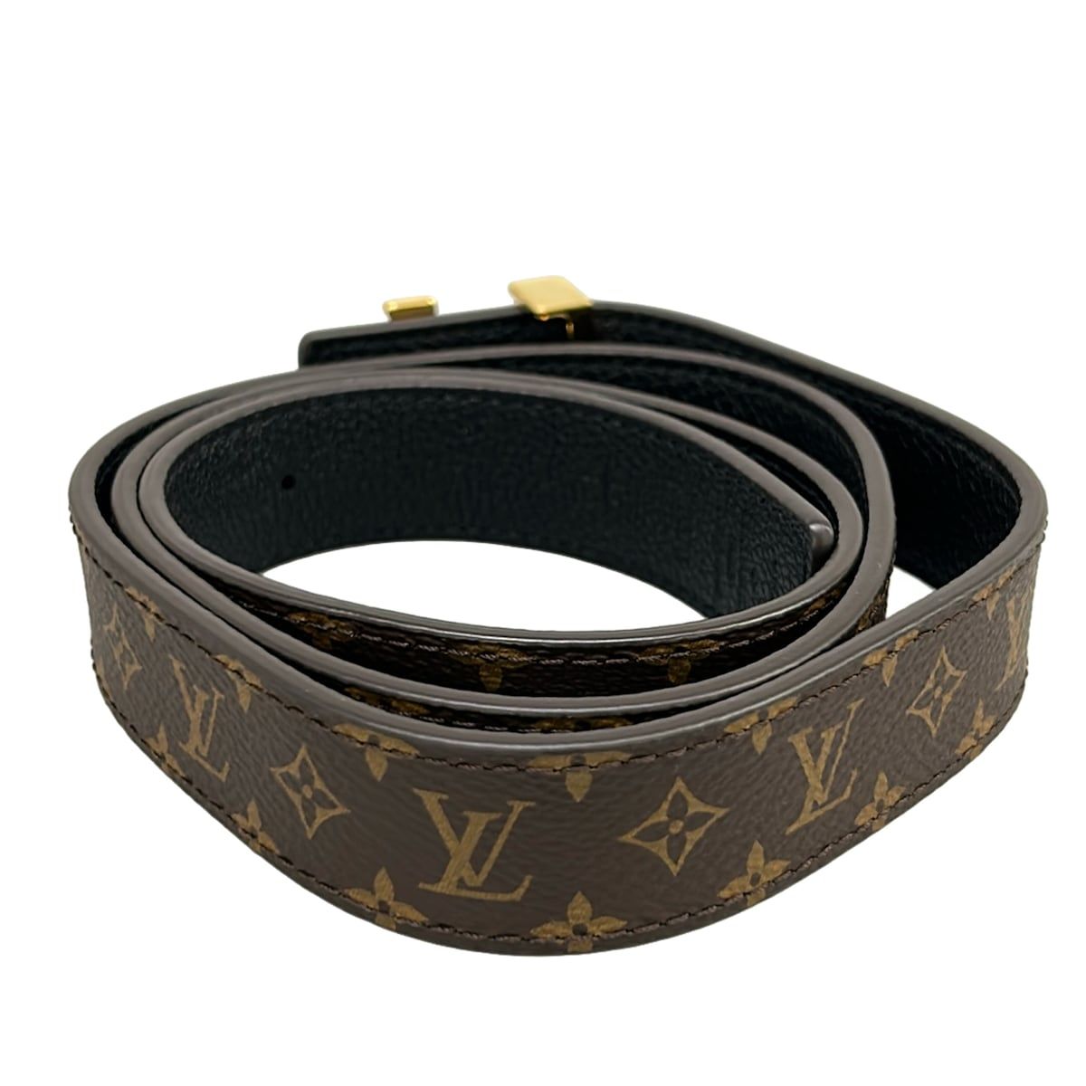 Louis Vuitton Belt 85 34 Initial 25 mm LV Logo Buckle Reversible — view 2