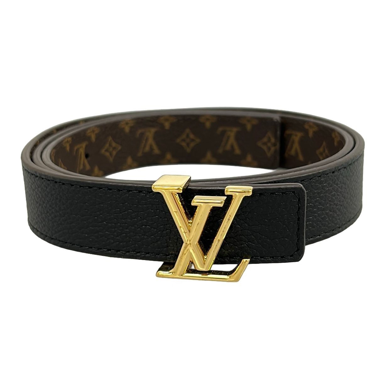 Louis Vuitton Belt 85 34 Initial 25 mm LV Logo Buckle Reversible — view 3