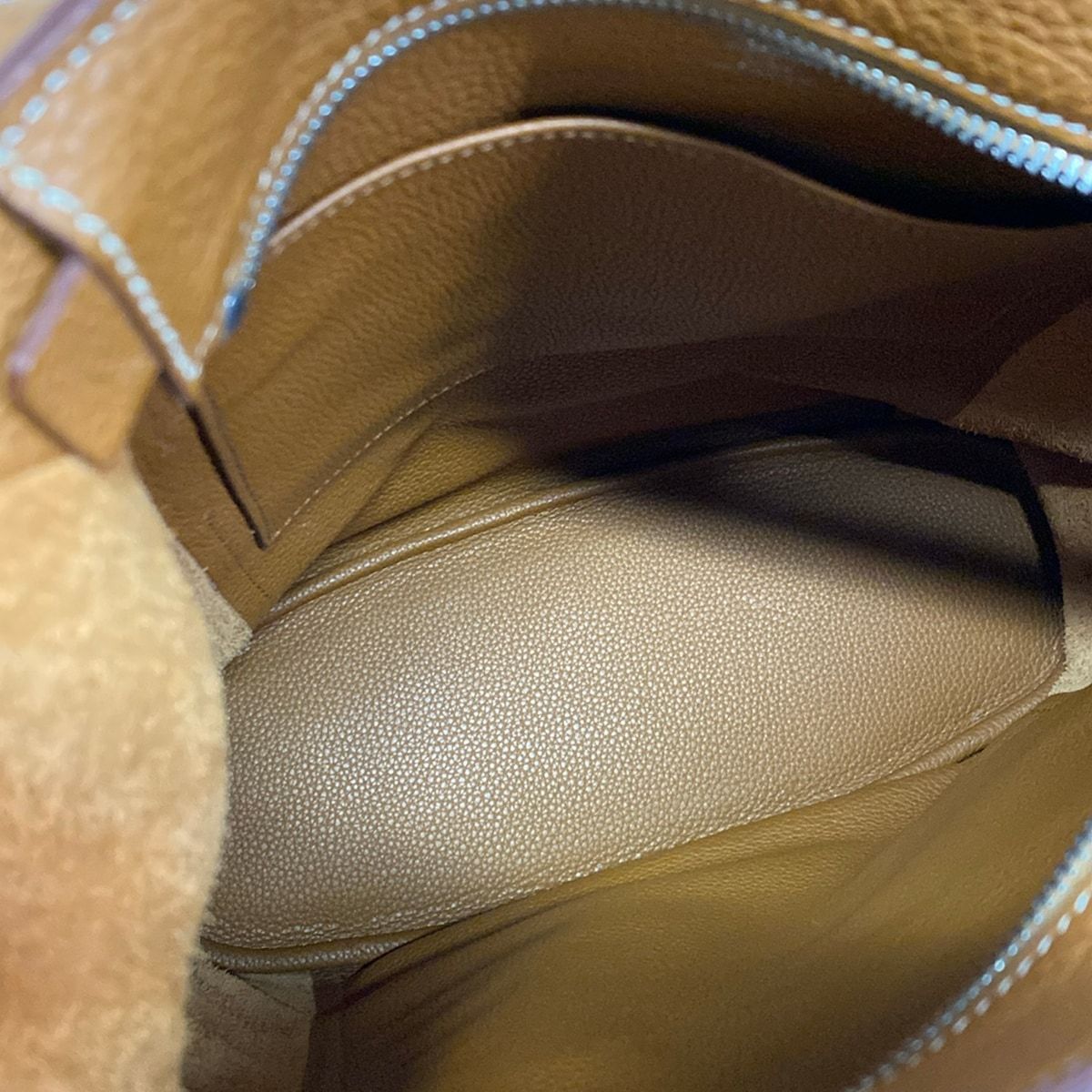Hermes Shoulder Bag News GM Gold Silver — view 7