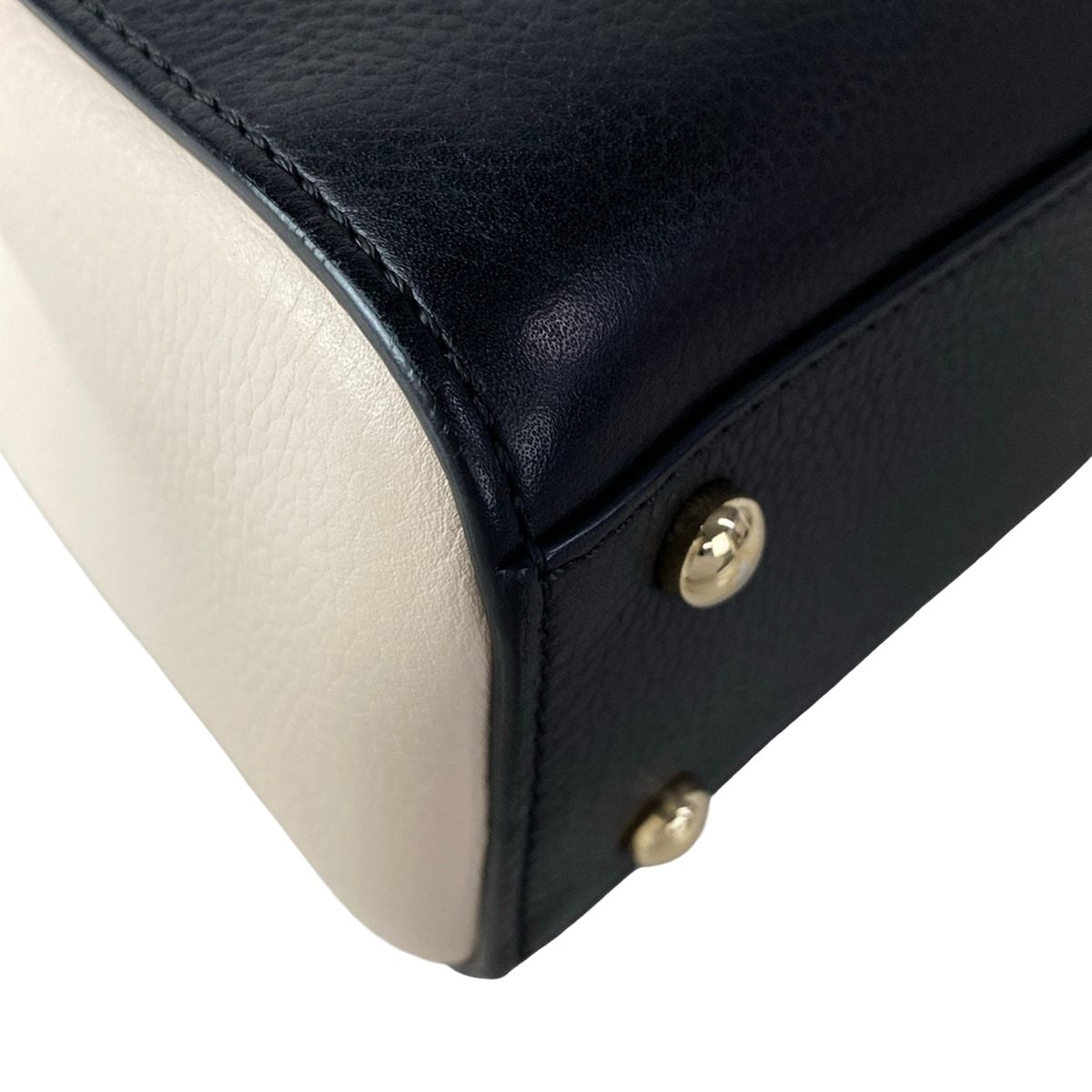 Chanel Handbag Neo Executive Small Shopping Black White Gold — view 7