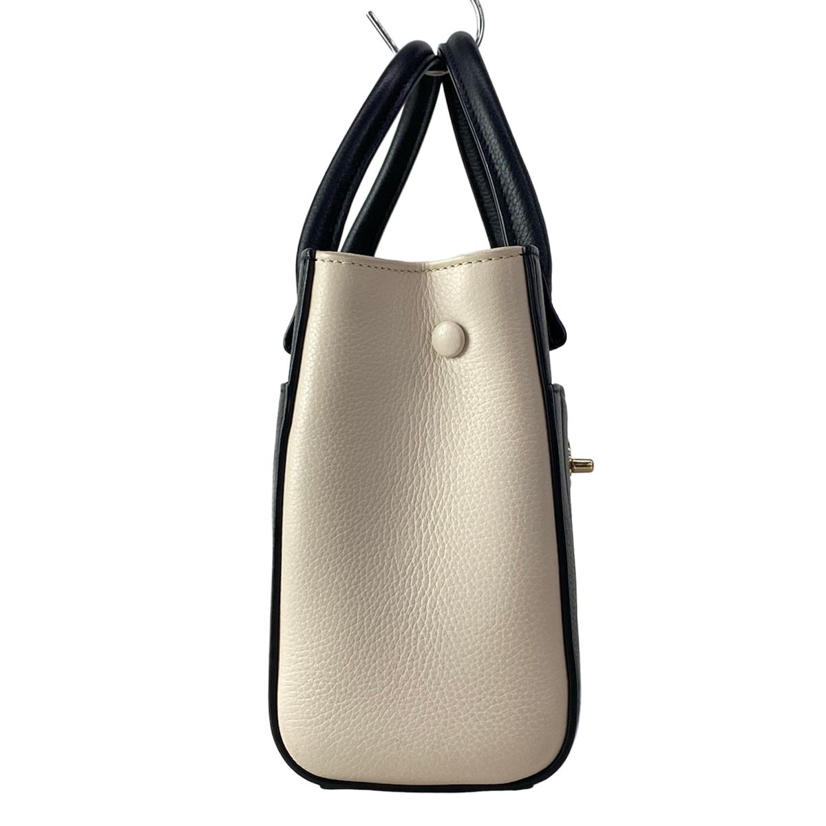 Chanel Handbag Neo Executive Small Shopping Black White Gold — view 2