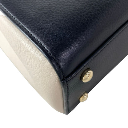 Chanel Handbag Neo Executive Small Shopping Black White Gold — view 9
