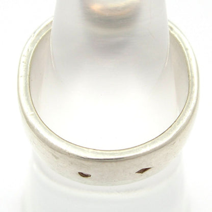 Hermes Ring 54 Russet Silver Ribbon — view 3