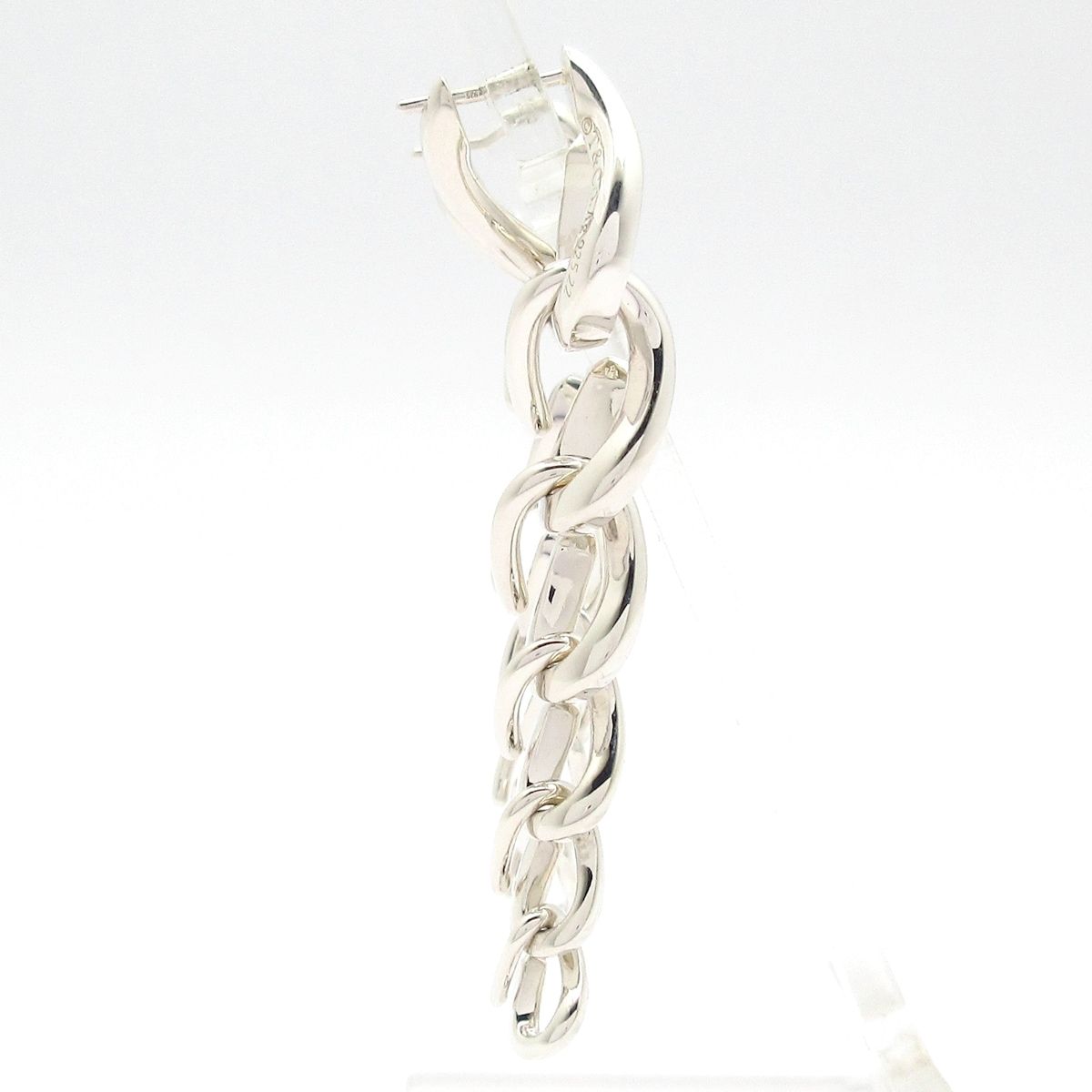 Tiffany & Co Earrings 22 Forge Drop Link Silver — view 2