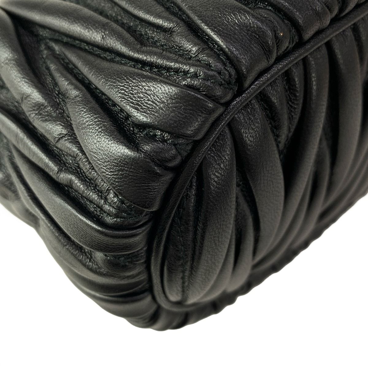 Miu Miu Matelasse Black Mini Bag Leather — view 9