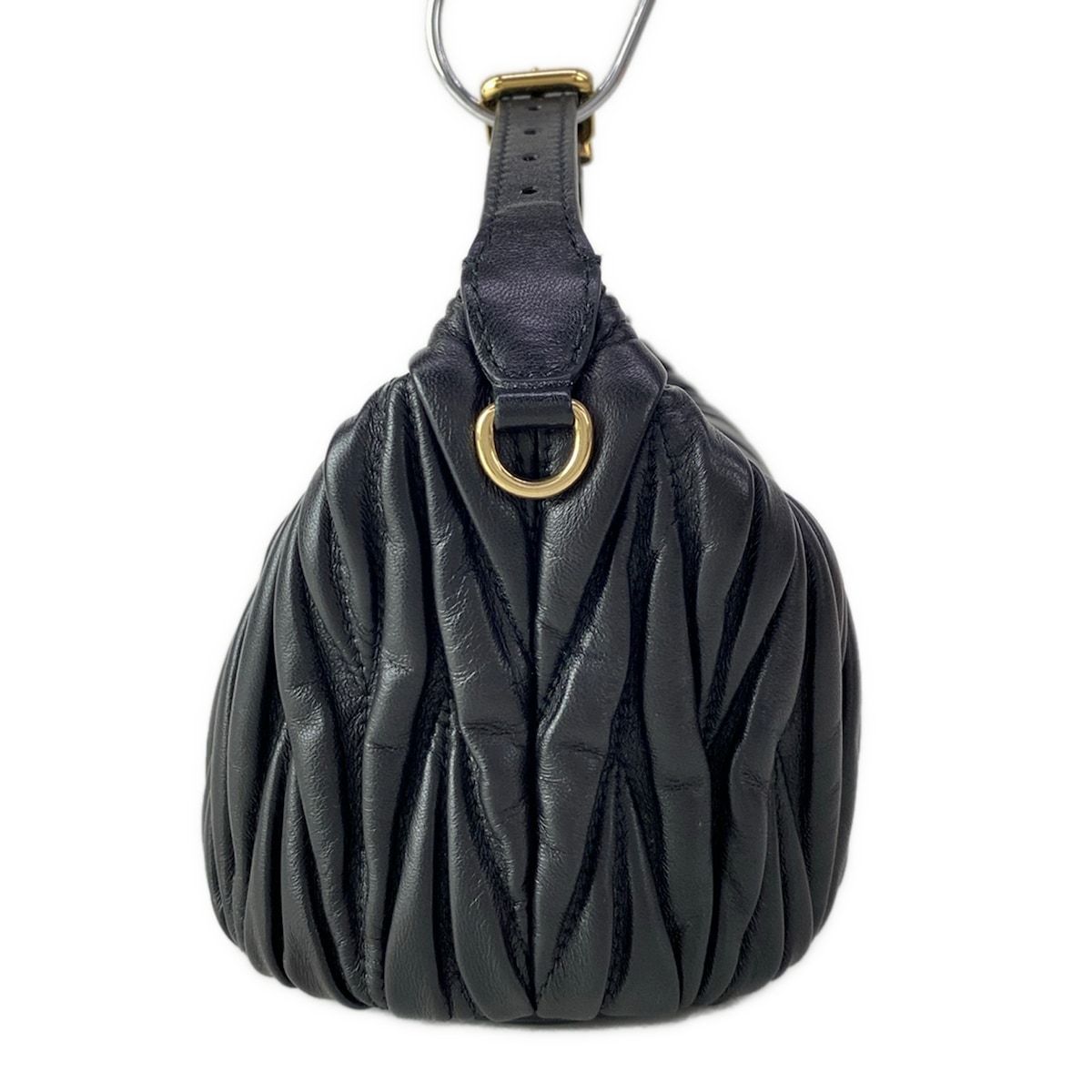 Miu Miu Matelasse Black Mini Bag Leather — view 2