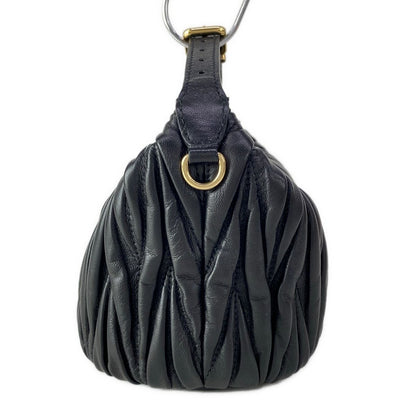 Miu Miu Matelasse Black Mini Bag Leather — view 2