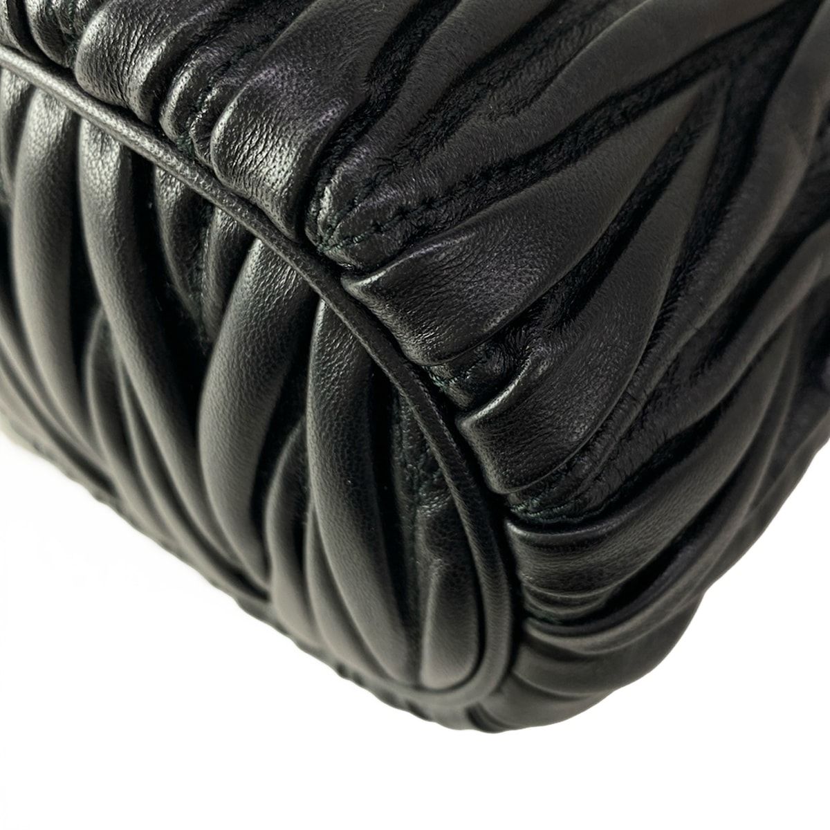 Miu Miu Matelasse Black Mini Bag Leather — view 8