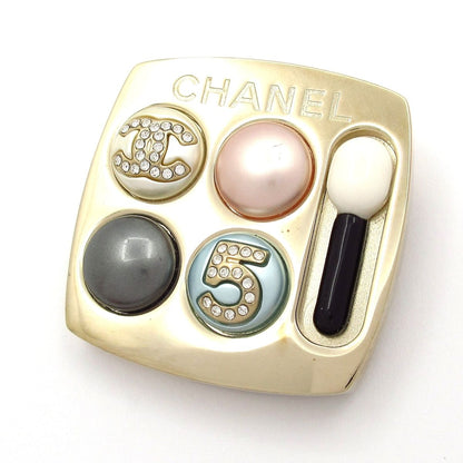 Chanel Brooch Gold Clear Multi Makeup Palette